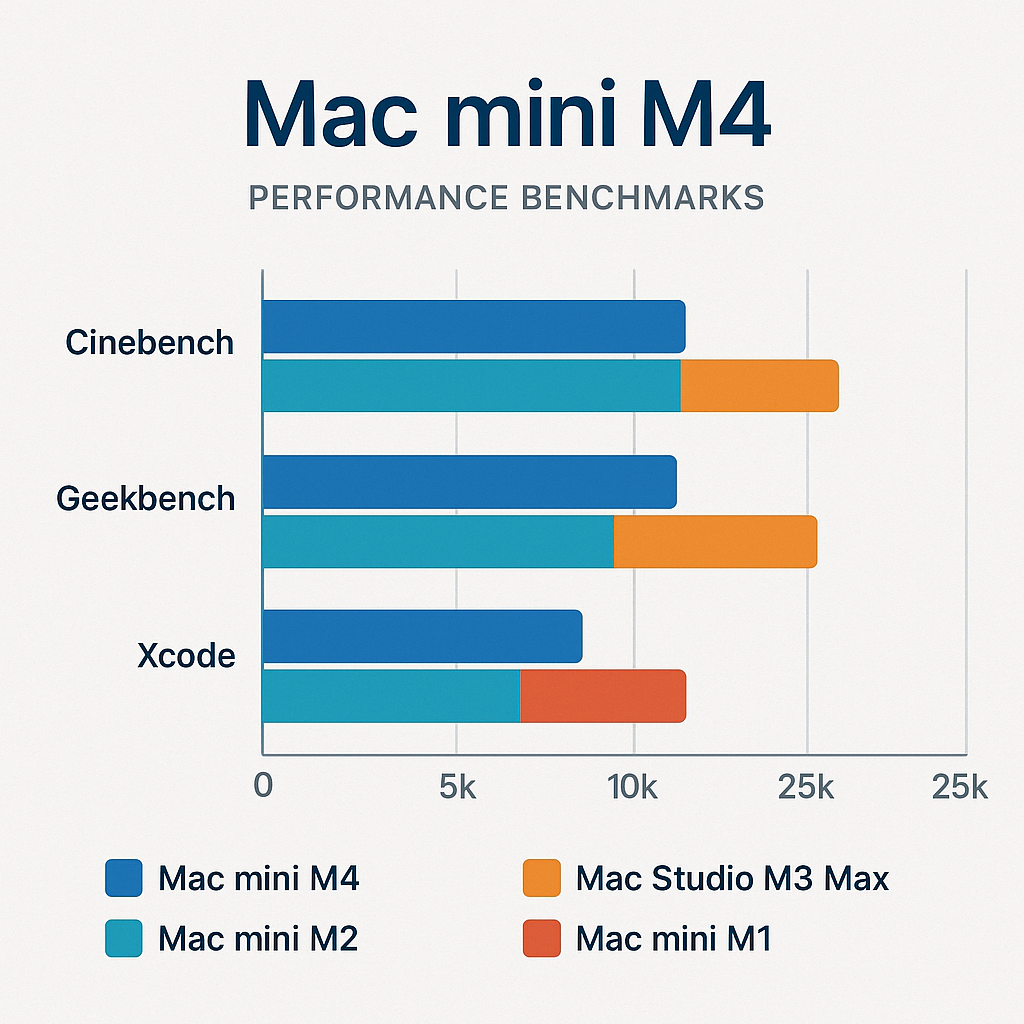 Mac Mini M4 Benchmark Chart
